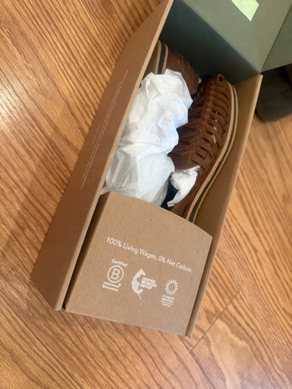Brown Men’s Huaraches - Picture 4 of 5